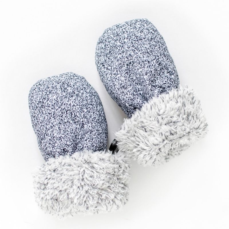 Winter Mitts Salt and Pepper Grey