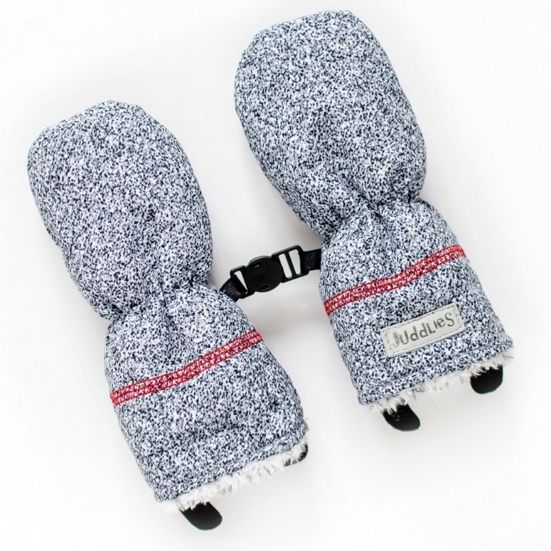 Winter Mitts Salt and Pepper Grey
