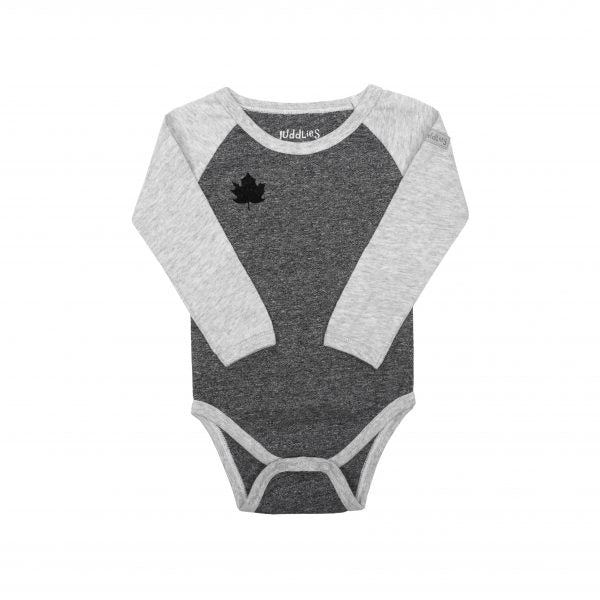Organic Raglan Long Sleeve Onesie
