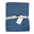 Jacquard Flannel Blanket Navy
