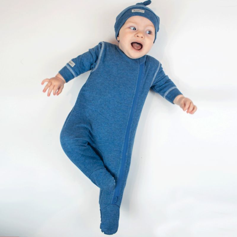Newborn Cap Denim Fleck