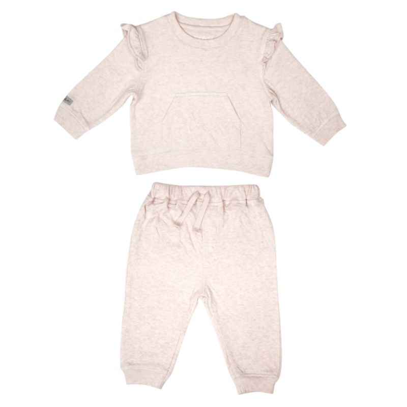 Breathe Eze 2 Piece Jogger Set Rosewater Fleck