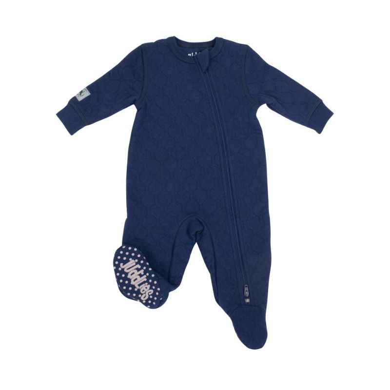 Quilted Footed Sleepers Midnight