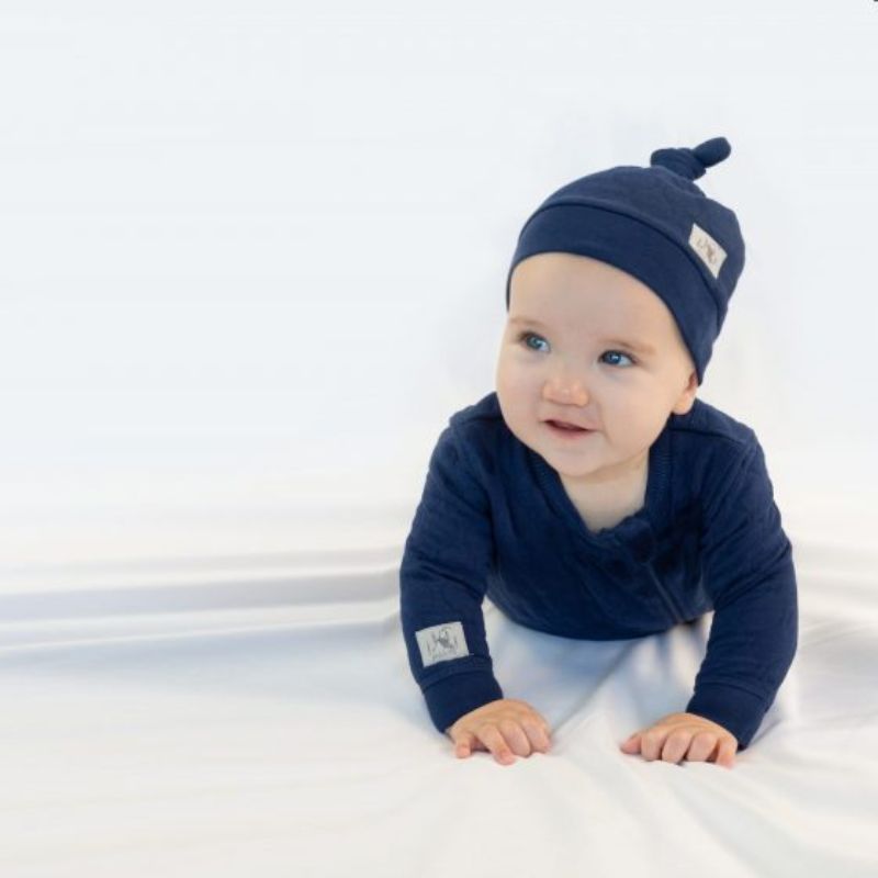 Quilted Newborn Hats Midnight