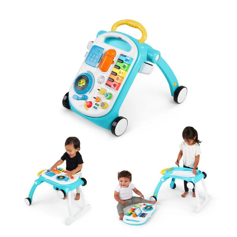 Musical Mix N Roll 4-in-1 Baby Walker and Activity Table