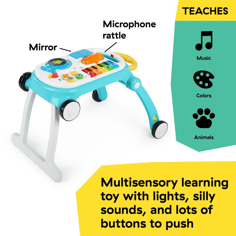 Musical Mix N Roll 4-in-1 Baby Walker and Activity Table