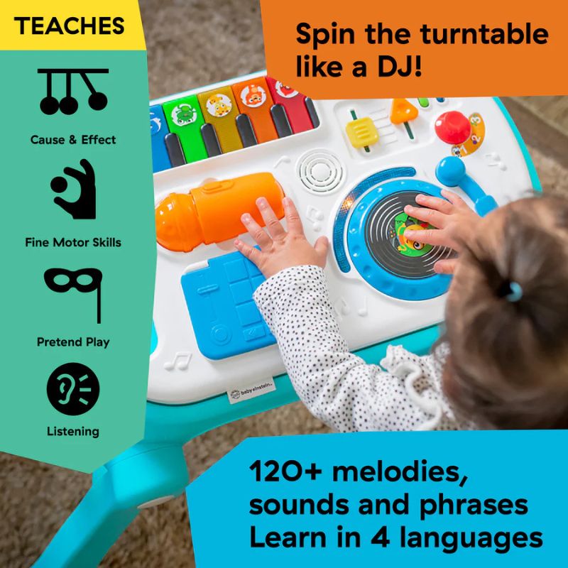 Musical Mix N Roll 4-in-1 Baby Walker and Activity Table