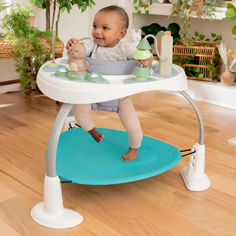 Spring & Sprout 2-in-1 Activity Jumper and Table - First Forest