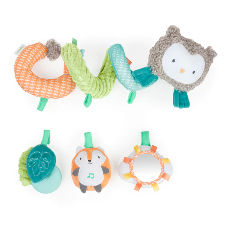 Barre de jouets d'activité en spirale