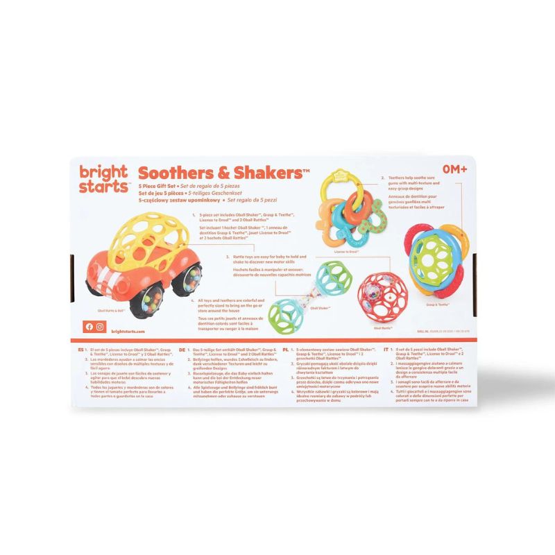 Soothers & Shakers 5 Piece Gift Set | Snuggle Bugz | Canada's Baby
