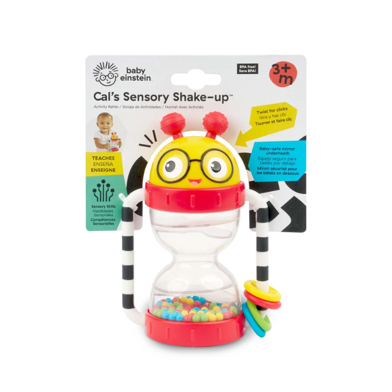 Lady Bug Rattle Cal’s Sensory Shake-up Activity Rattle | Snuggle Bugz | Canada's Baby Store