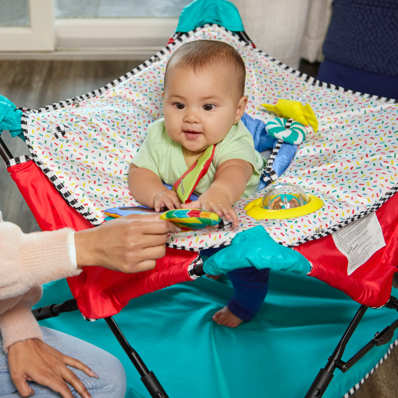 Pop 'N Jump Portable Activity Jumper - Sweet Treats | Snuggle Bugz