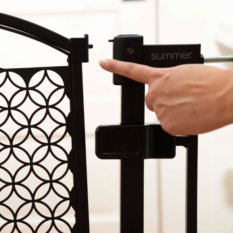 The Doorway 42W Series Baby Gate - Espresso
