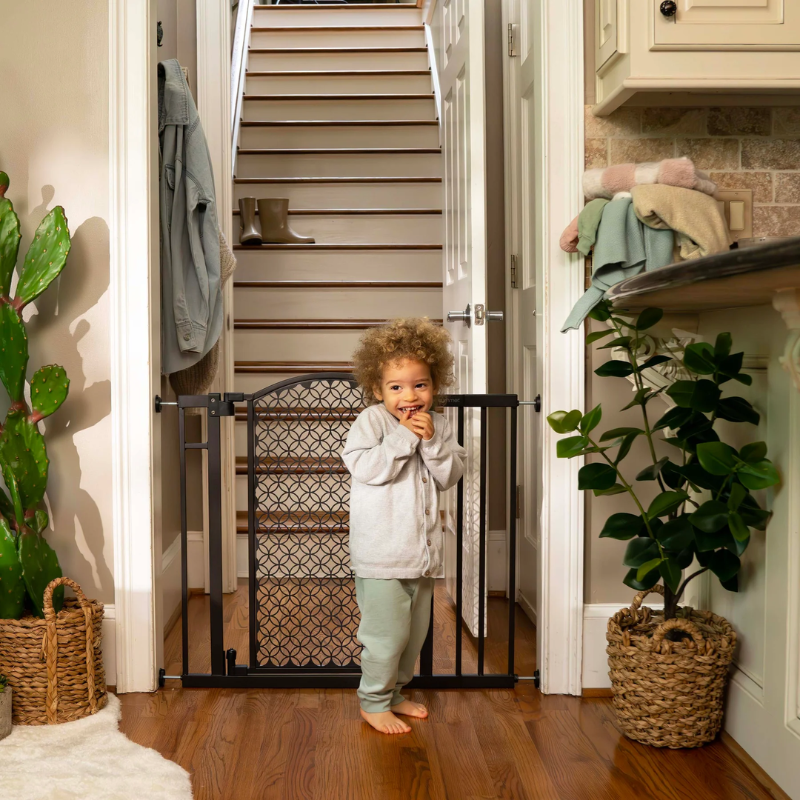 The Doorway 42W Series Baby Gate - Espresso