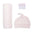 Hello World Swaddle & Knotted Hat Set Pink