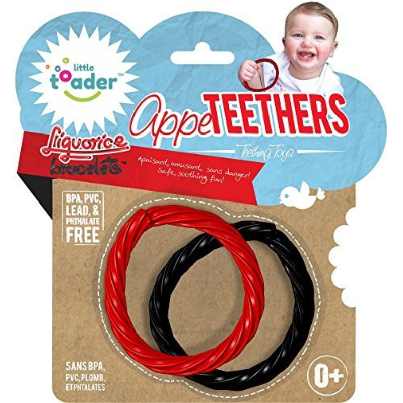 AppeTeethers - Liquorice Bracelets