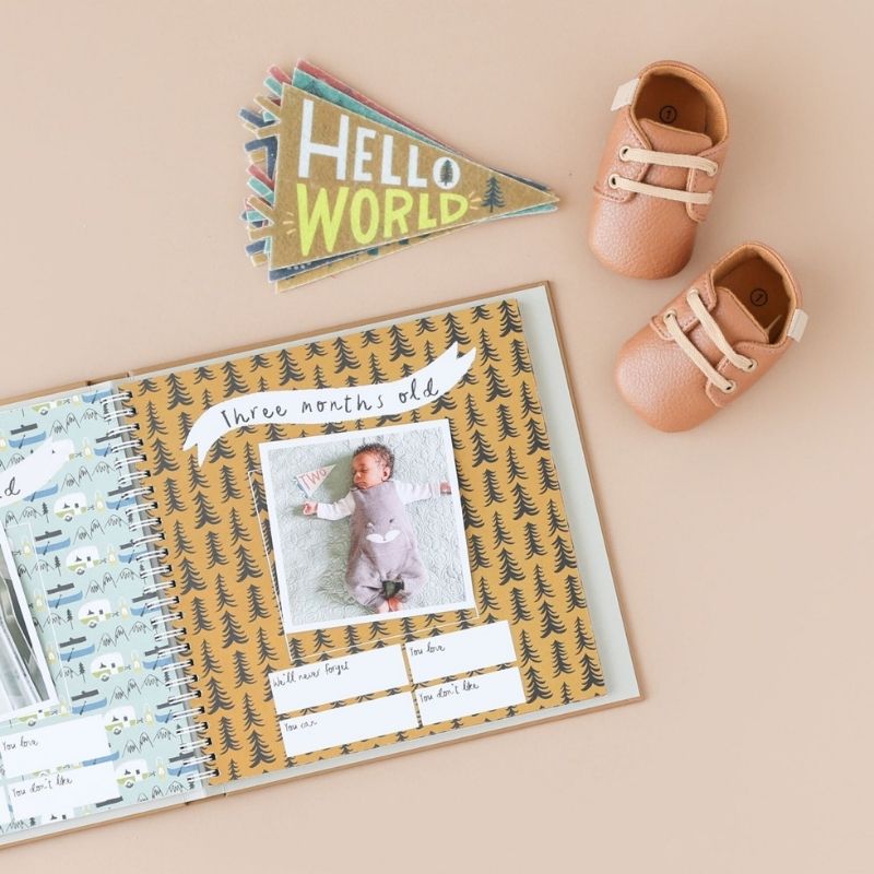 Memory Baby Book Little Camper