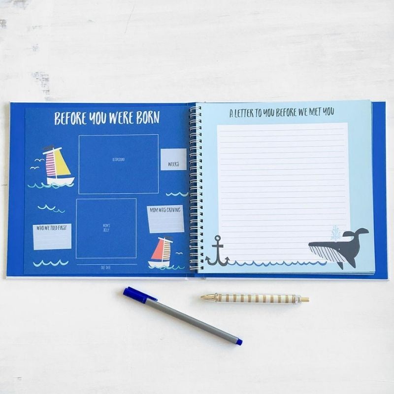 Memory Baby Book Little Captain