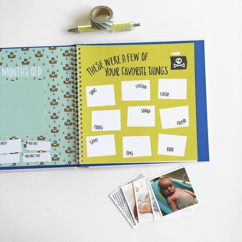 Memory Baby Book Little Captain