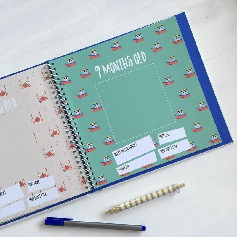 Memory Baby Book Little Captain