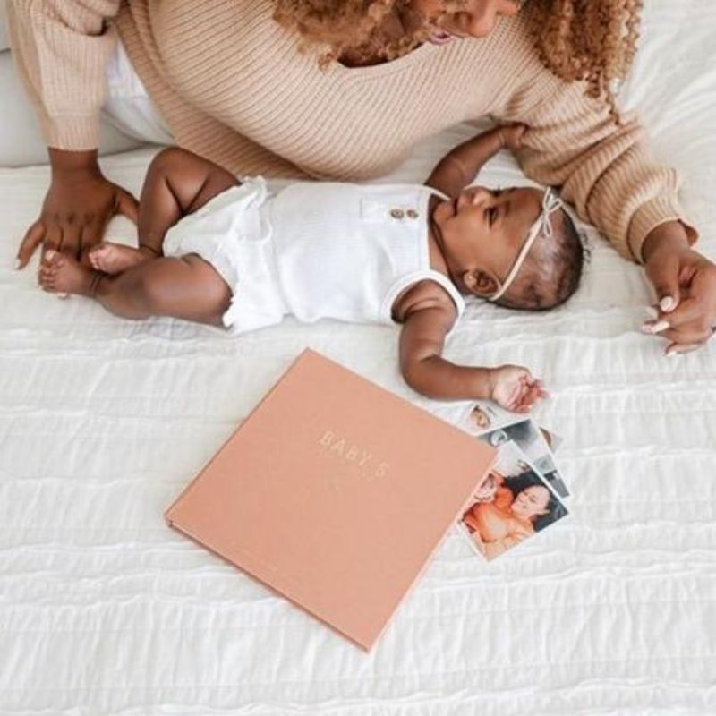 Luxury Memory Baby Book Teddy Bears' Picnic