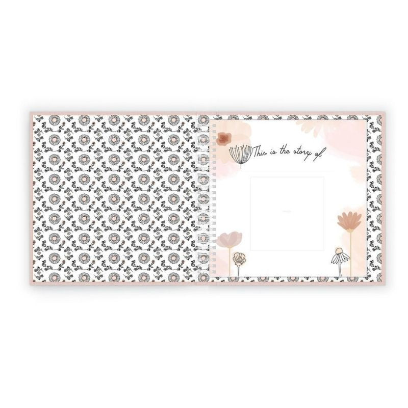 Luxury Memory Baby Book Wildflower Meadow