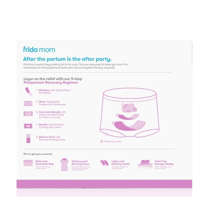 Frida Mom Labor and Delivery + Postpartum Recovery Kit - In His