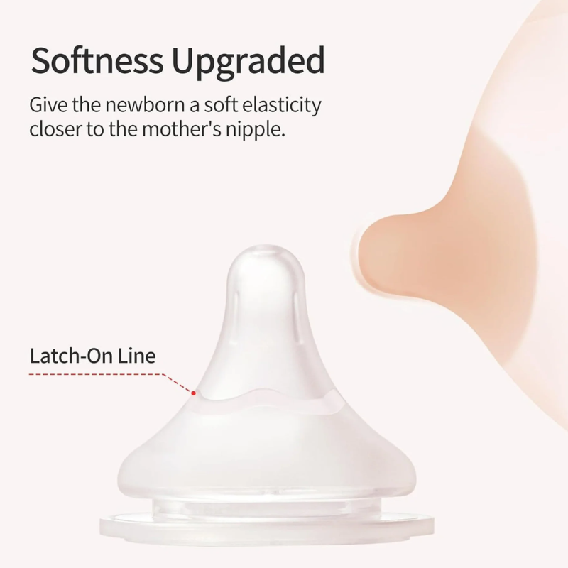 Baby Bottle Nipple - 3 Pack