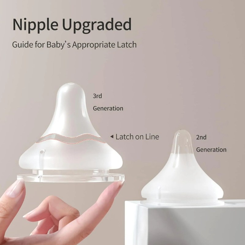 Baby Bottle Nipple - 3 Pack