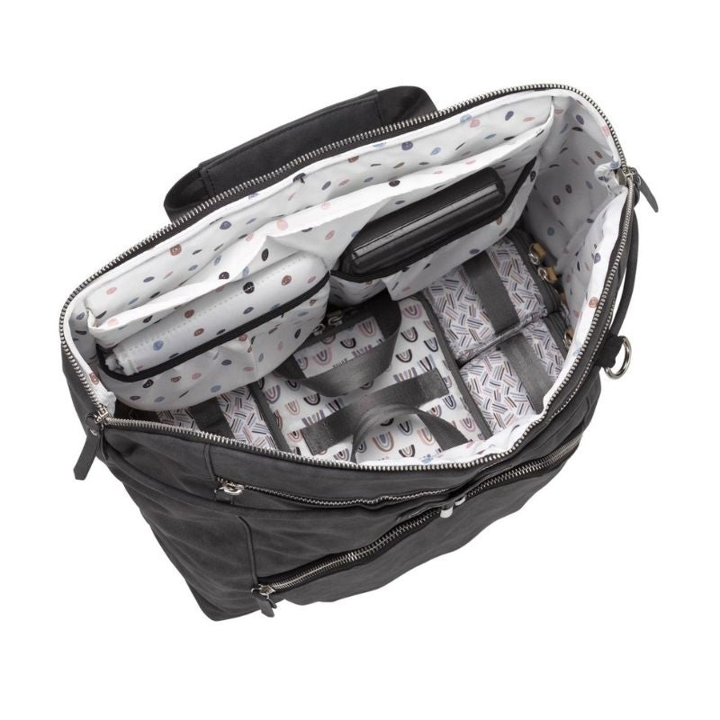 Cinch Convertible Diaper Bag Backpack - Midnight Matte