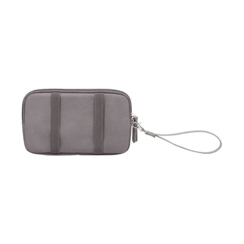 At-the-Ready Wipes Wristlet Pewter