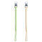 Silicone Pacifier Holder - 2 Pack Tan/Green