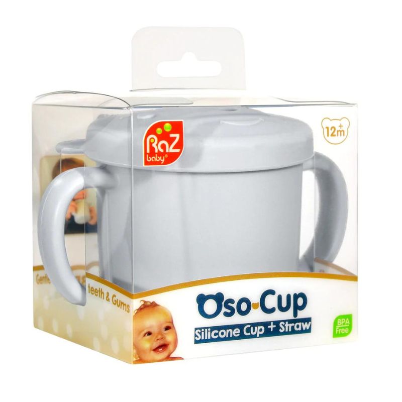 Oso-Cup Silicone Cup + Straw Cookies & Cream