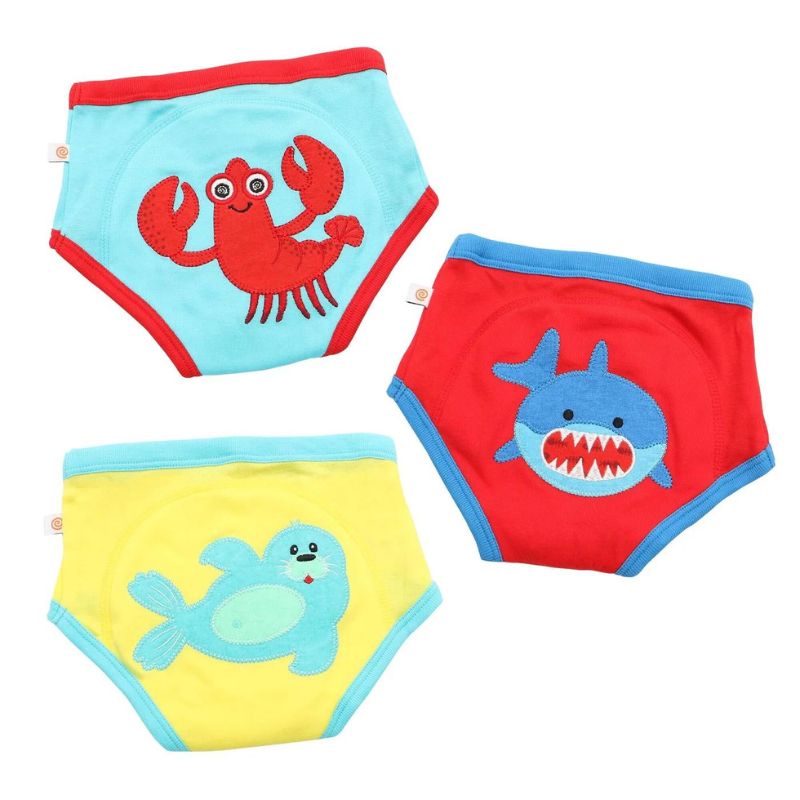 Baby Shark Boys Potty Training Pant Underwear, Shark Blue 3pk, 2