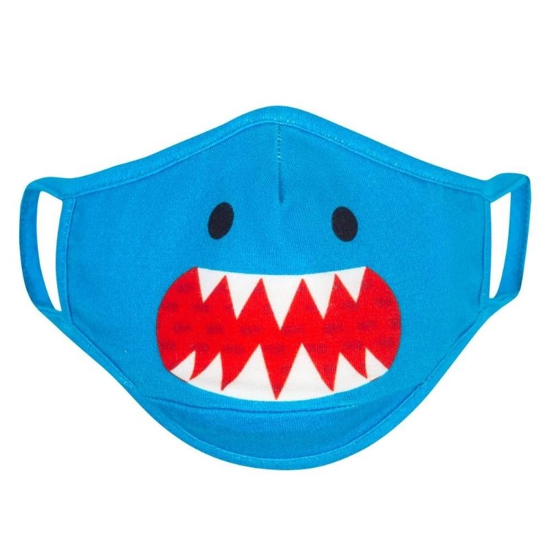 Organic Reusable Masks 3pk - 3yr+ Shark