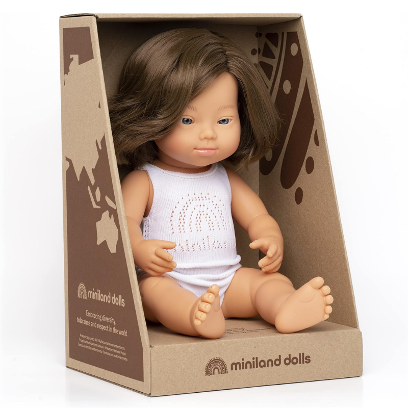 Baby Doll Caucasian Girl with Down Syndrome - 15