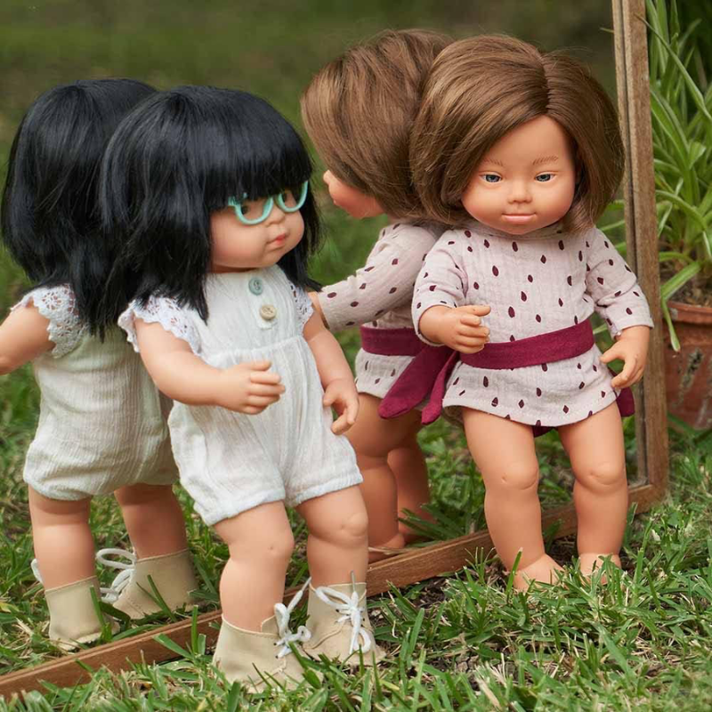Miniland caucasian girl sales