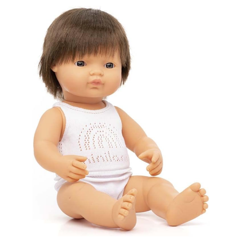 Baby Doll Caucasian Brunette Boy - 15