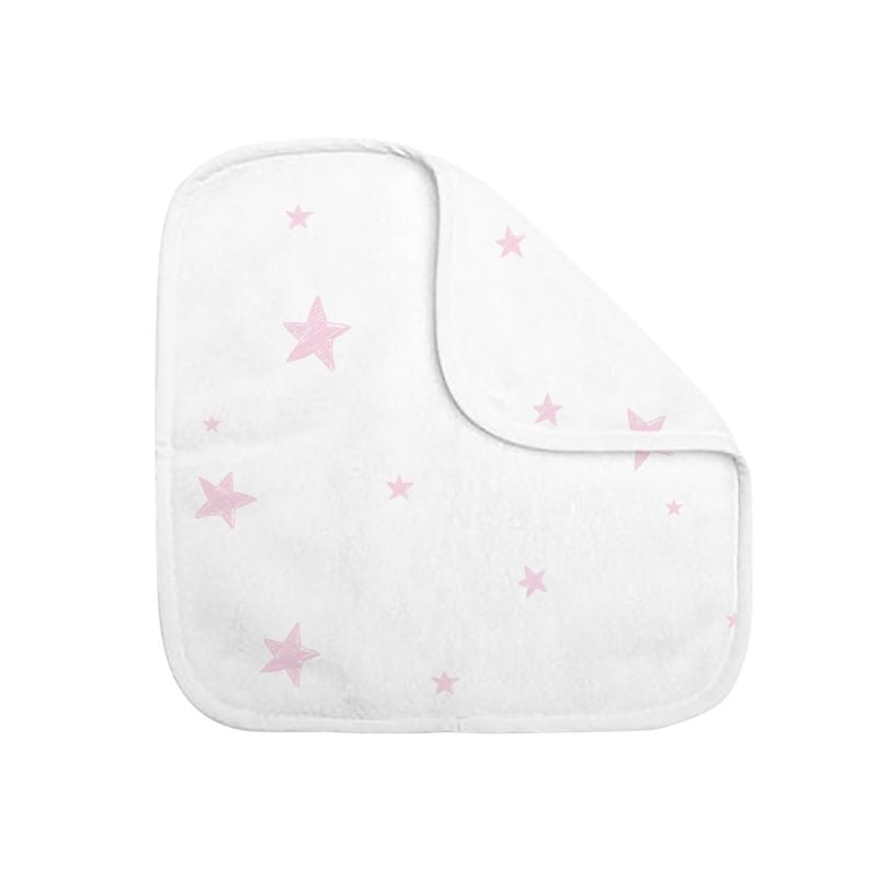 Terry Washcloths - 3 Pack Pink Star