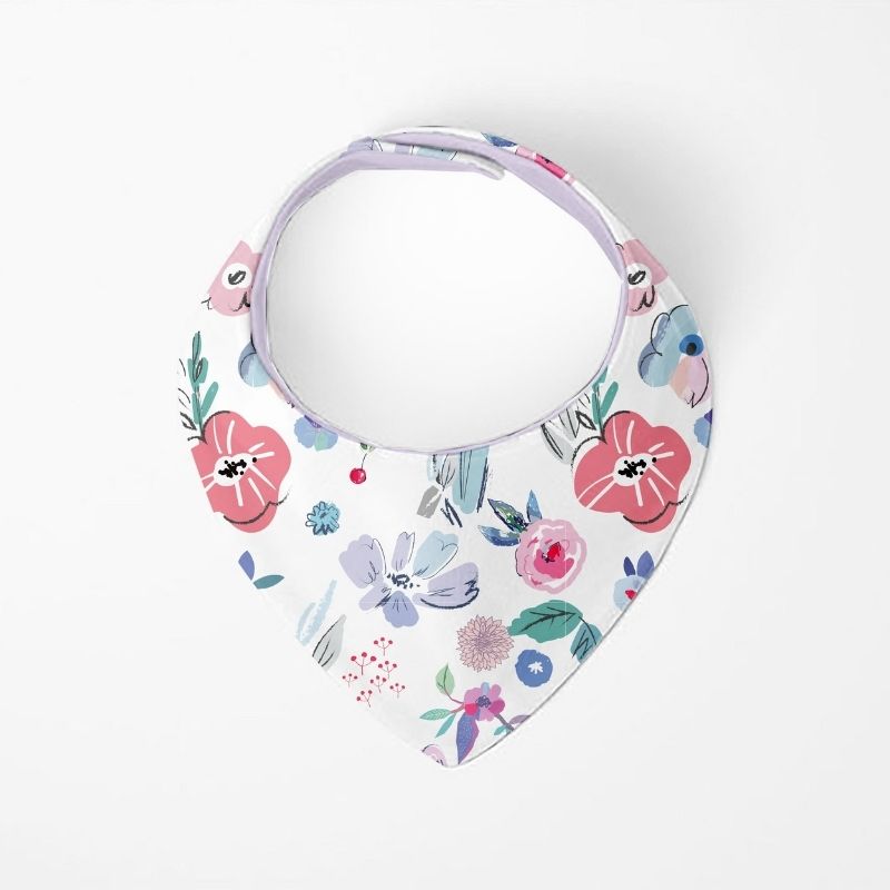 Bandana Bib - 2 Pack Flower
