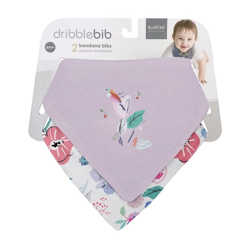 Bandana Bib - 2 Pack Flower