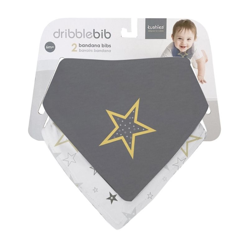 Bandana Bib - 2 Pack Star