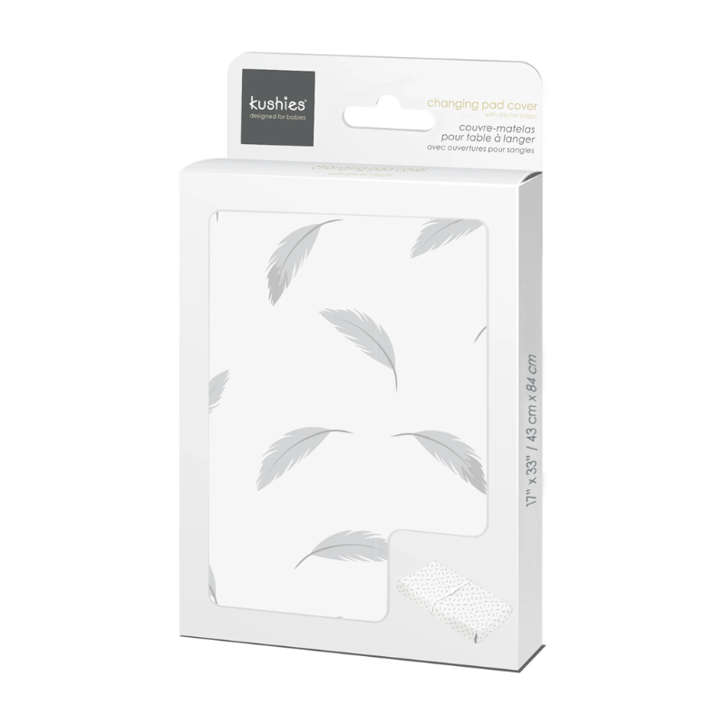 Flannel Change Pad Cover with Slits