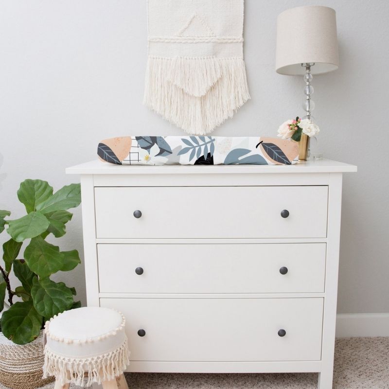 Percale Dream - Change Pad Cover Palm Breeze