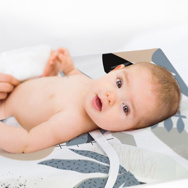 Percale Dream - Change Pad Cover Palm Breeze