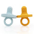 2 Pack Silicone Teethers Papaya and Seafoam