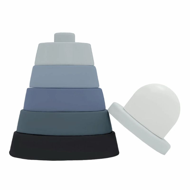 Silitower Lighthouse Stacking Toy Blue