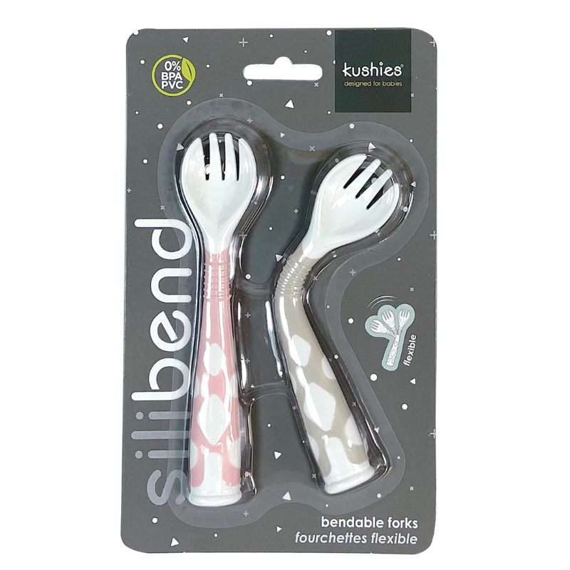 Silibend Fork - 2 Pack Pink / Sand