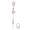 Silibeads - Pacifier Clip Heart