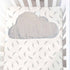 Flannel Bedhead Crib Sheets Grey Feathers